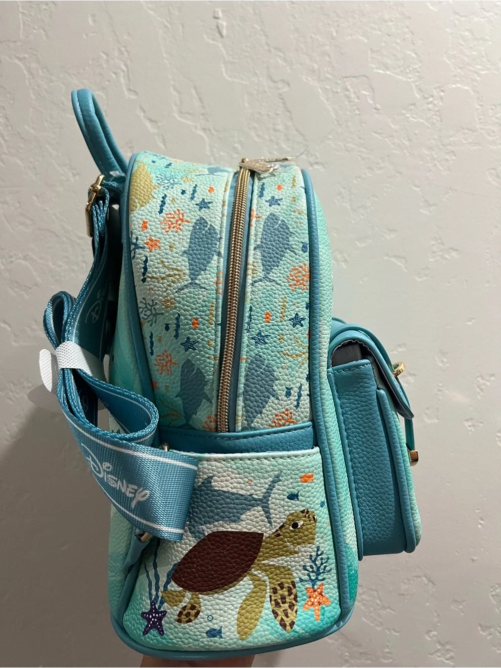 Pixar Kids' Nemo Sea Friends Mini Backpack - Aqua Blue